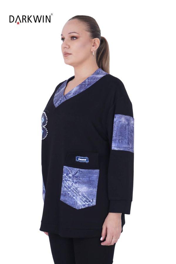 5488 DARKWIN BLUZ SIYAH - 3