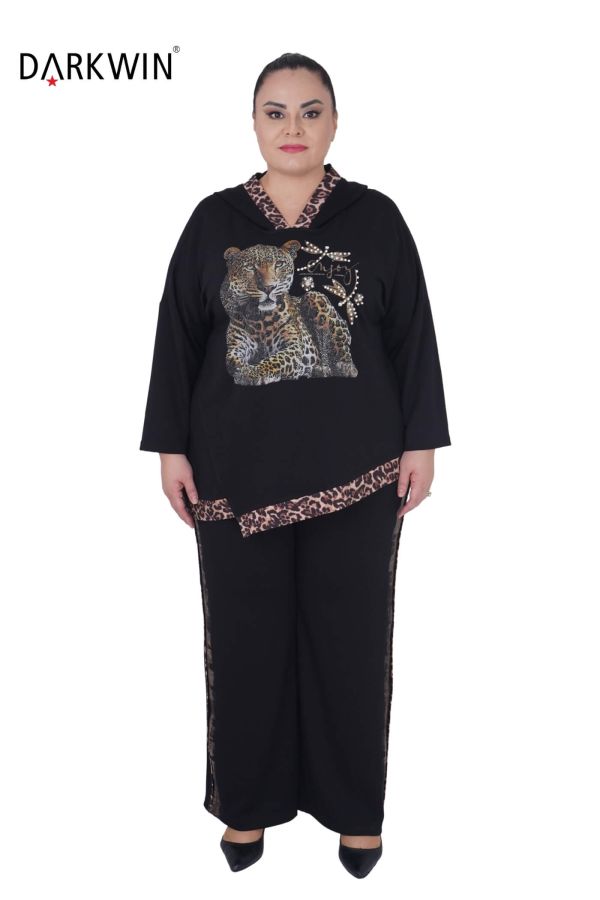 5494 DARKWIN BLUZ-PANTOLON SIYAH - 1