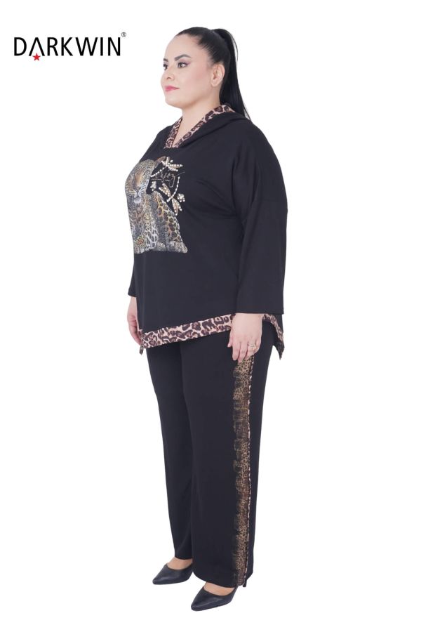 5494 DARKWIN BLUZ-PANTOLON SIYAH - 2