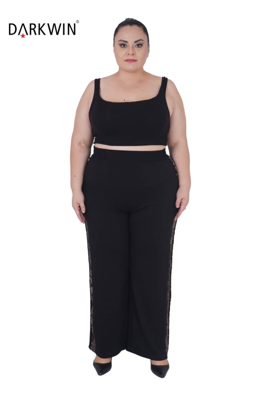 5494 DARKWIN BLUZ-PANTOLON SIYAH - 4