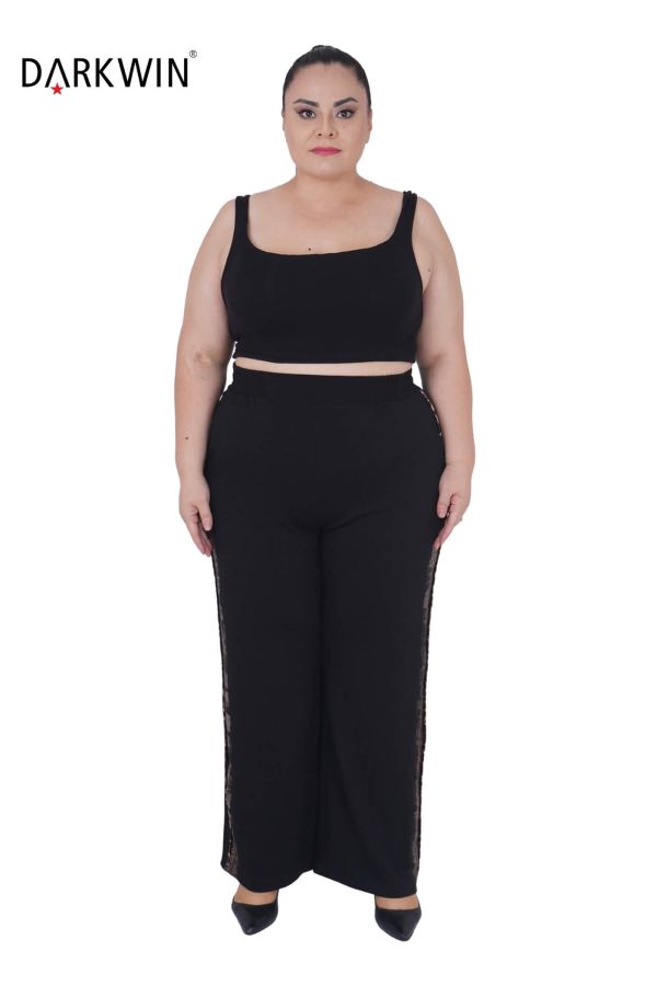 5494 DARKWIN BLUZ-PANTOLON SIYAH - 4