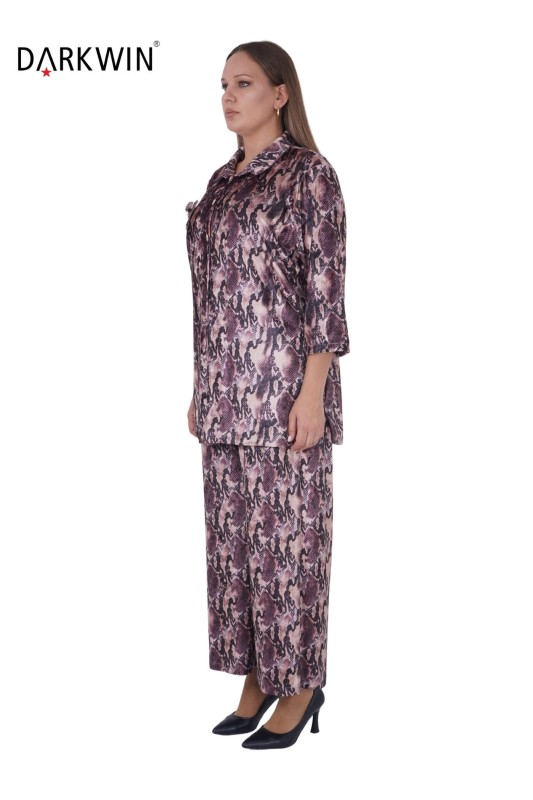 5498 DARKWIN GÖMLEK-PANTOLON PEMBE - Darkwin (1)