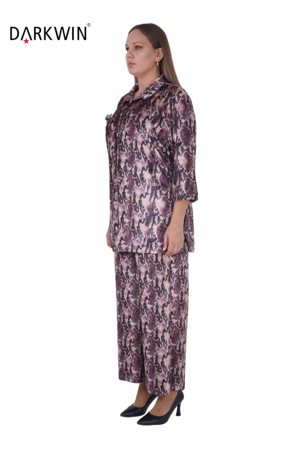 5498 DARKWIN GÖMLEK-PANTOLON PEMBE - 2