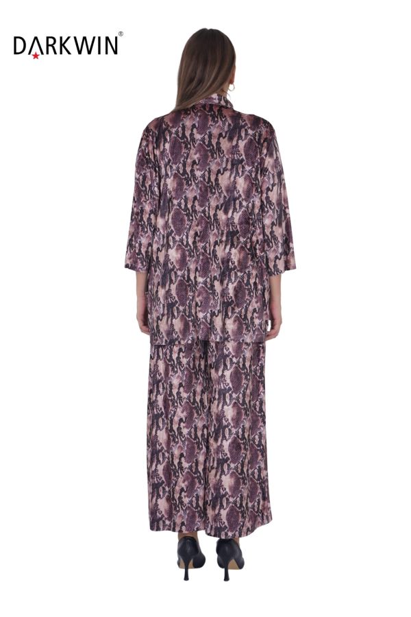 5498 DARKWIN GÖMLEK-PANTOLON PEMBE - 3