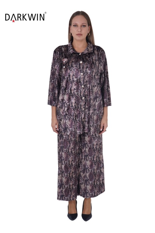 5498 DARKWIN GÖMLEK-PANTOLON VIZON - Darkwin