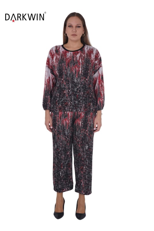 5500 DARKWIN BLUZ-PANTOLON KIRMIZI - Darkwin