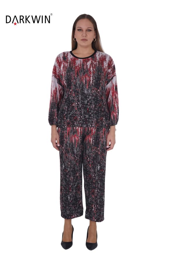 5500 DARKWIN BLUZ-PANTOLON KIRMIZI - 1