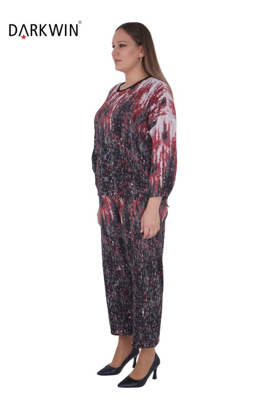 5500 DARKWIN BLUZ-PANTOLON KIRMIZI - Darkwin (1)