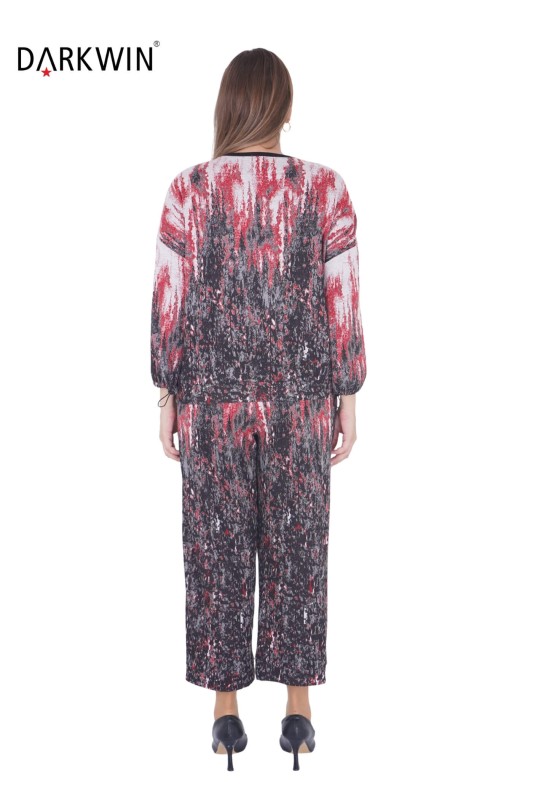 5500 DARKWIN BLUZ-PANTOLON KIRMIZI - 3