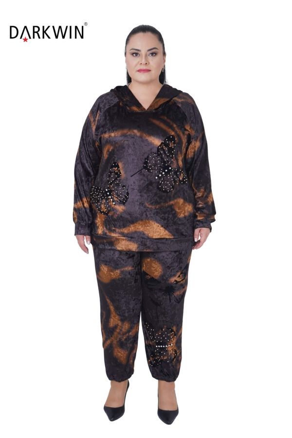 5501 DARKWIN BLUZ-PANTOLON SIYAH - 1