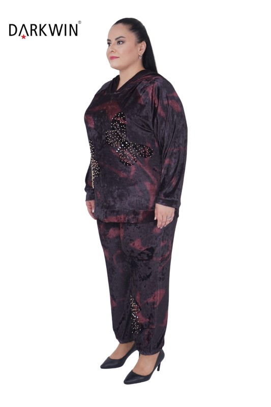 5501 DARKWIN BLUZ-PANTOLON SIYAH - 5