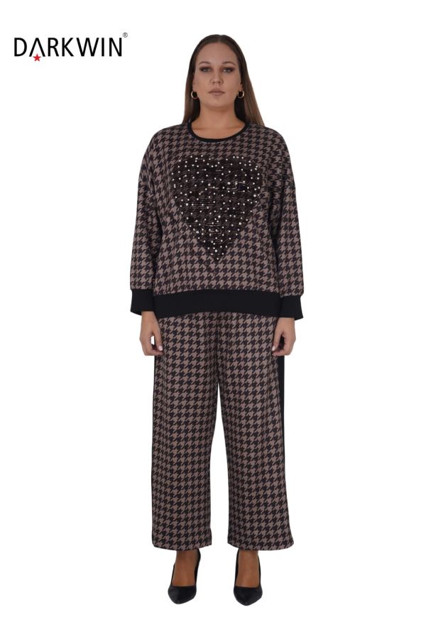 5510 DARKWIN BLUZ-PANTOLON EKRU - 1