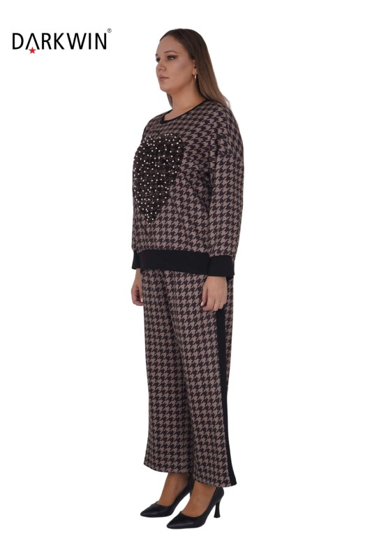 5510 DARKWIN BLUZ-PANTOLON EKRU - Darkwin (1)