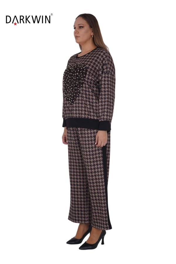 5510 DARKWIN BLUZ-PANTOLON EKRU - 2