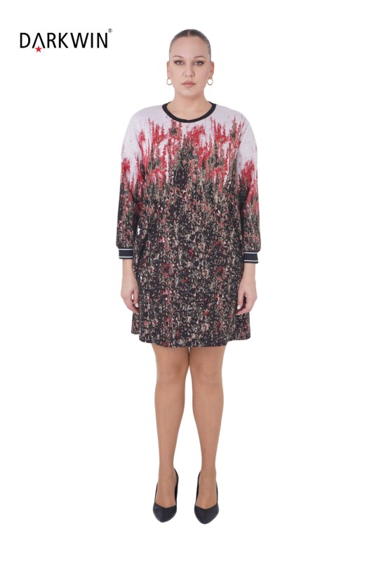 5511 DARKWIN ELBİSE KIRMIZI - DARKWIN (1)