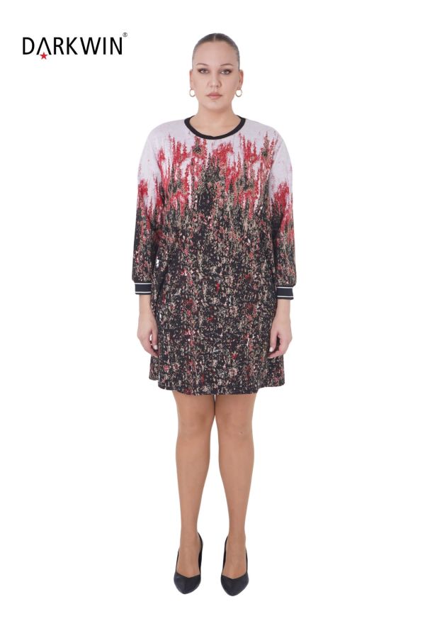 5511 DARKWIN ELBİSE KIRMIZI - 2