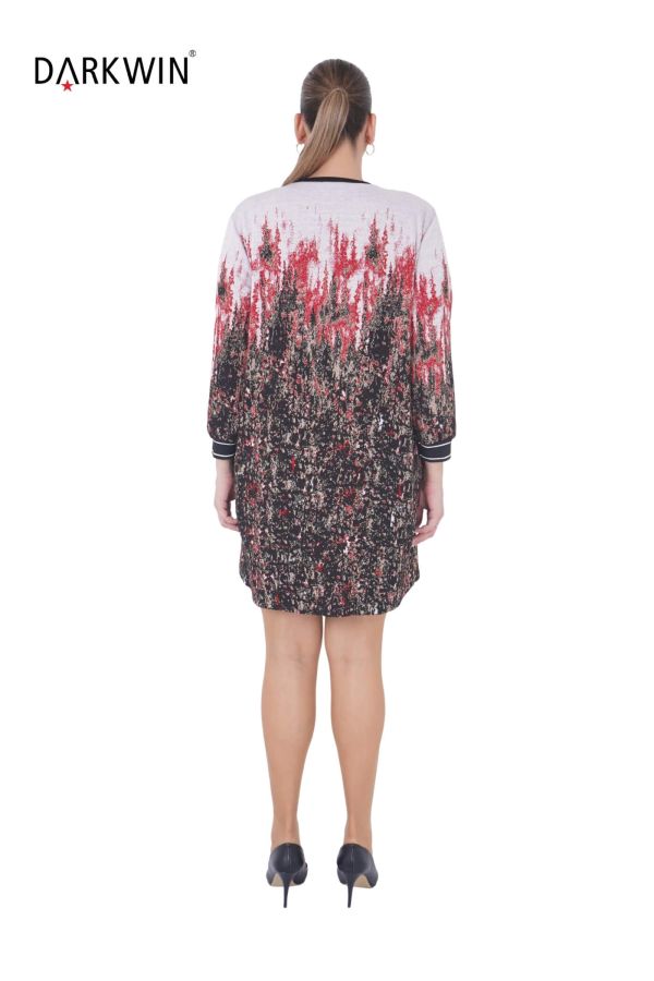 5511 DARKWIN ELBİSE KIRMIZI - 6