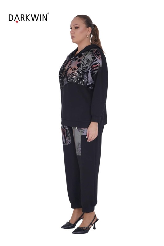 5516 DARKWIN BLUZ-PANTOLON SIYAH - Darkwin (1)