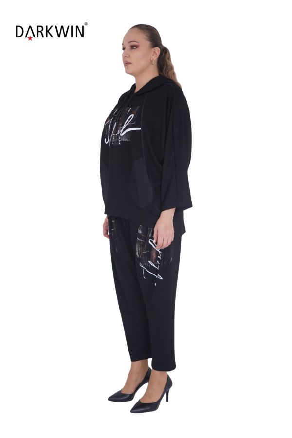 5520 DARKWIN BLUZ-PANTOLON SIYAH - 2