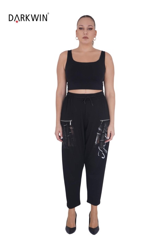 5520 DARKWIN BLUZ-PANTOLON SIYAH - 3