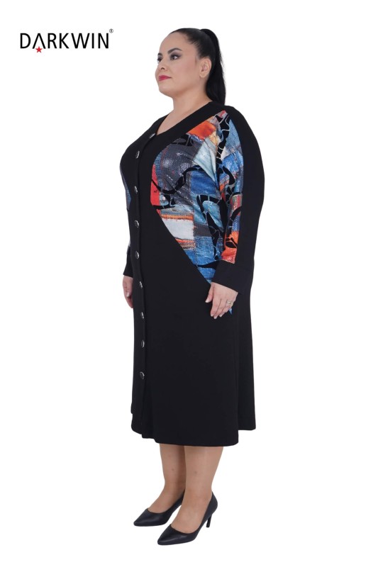 5522 DARKWIN ELBİSE SIYAH - DARKWIN (1)