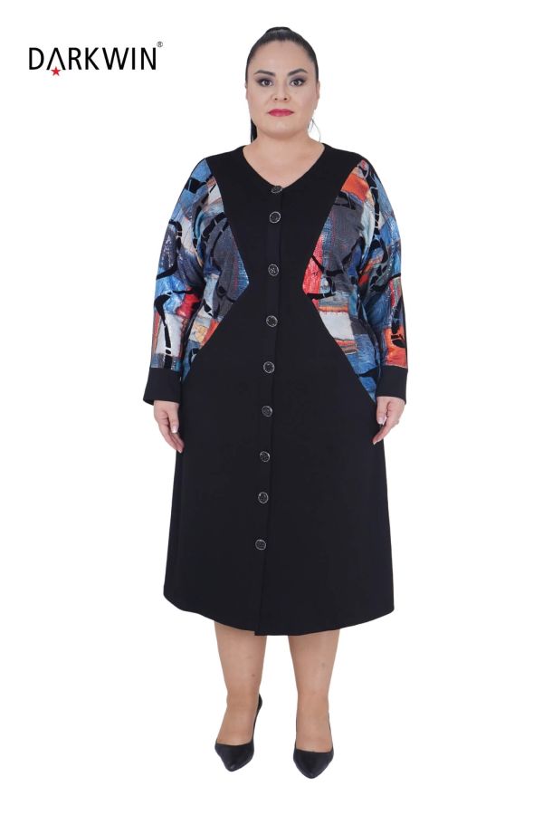 5522 DARKWIN ELBİSE SIYAH - 1