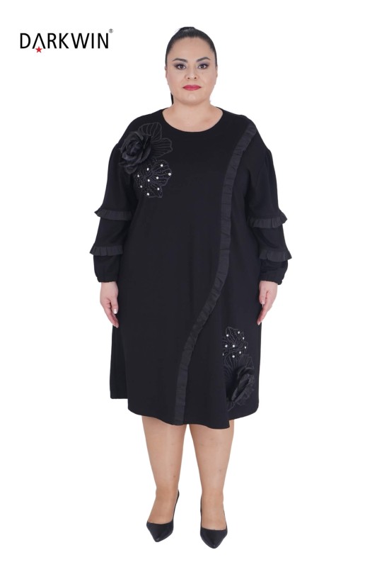 5525 DARKWIN TUNİK SIYAH - DARKWIN