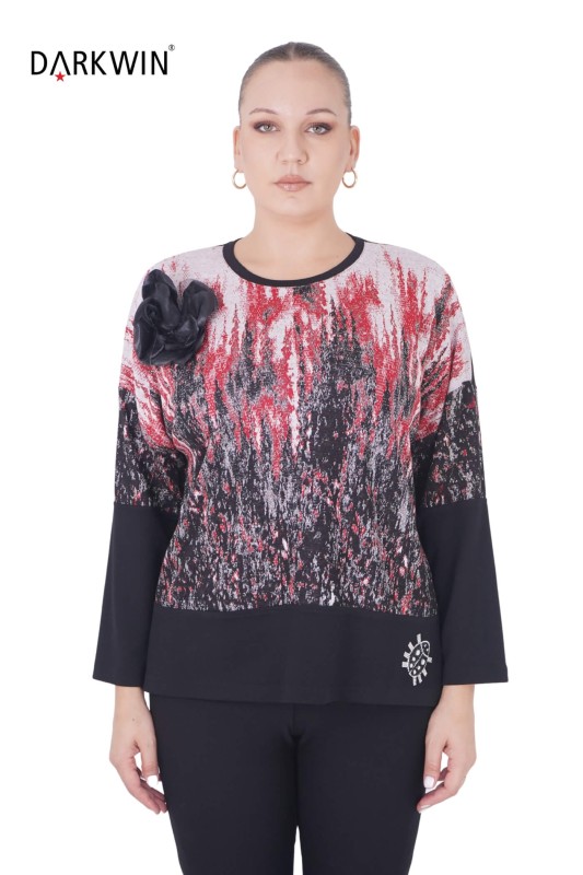 5528 DARKWIN BLUZ KIRMIZI - Darkwin