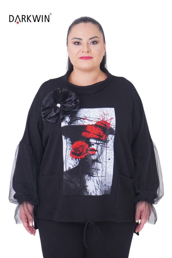 5531 DARKWIN BLUZ SIYAH - 1