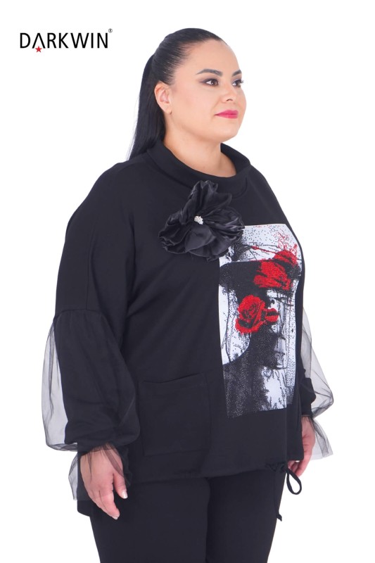 5531 DARKWIN BLUZ SIYAH - Darkwin (1)