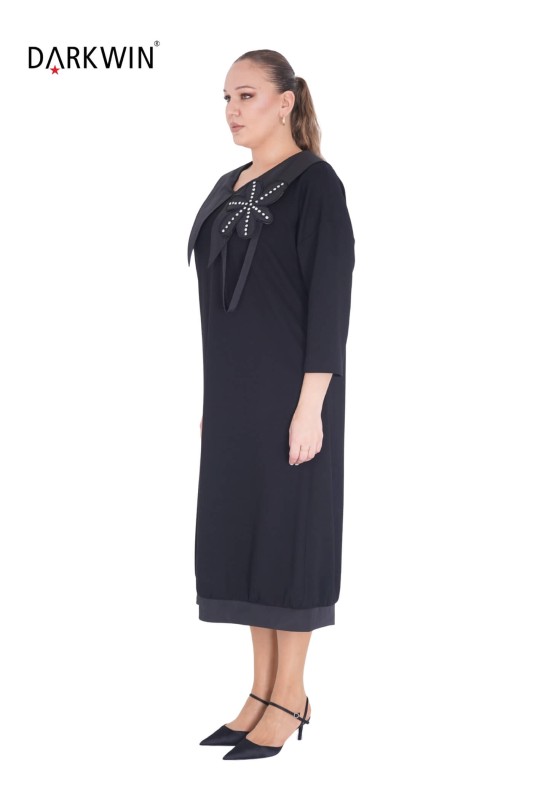 5536 DARKWIN ELBİSE SIYAH - DARKWIN (1)