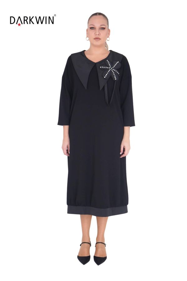 5536 DARKWIN ELBİSE SIYAH - 1