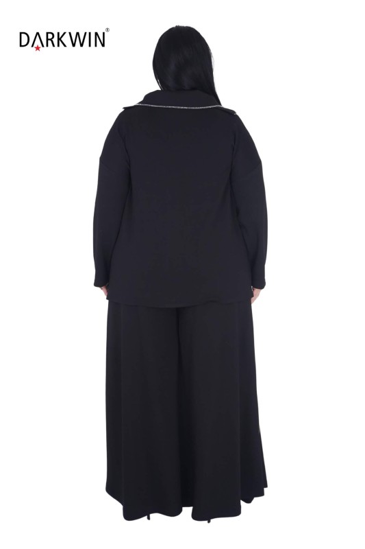 5537 DARKWIN BLUZ-PANTOLON SIYAH - 3
