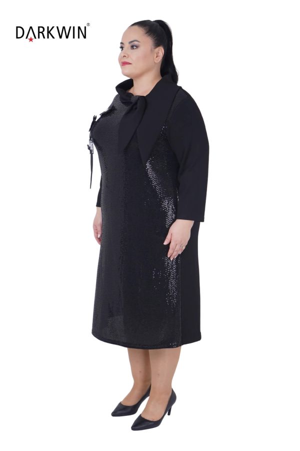 5542 DARKWIN ELBİSE SIYAH - 2