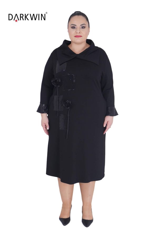 5543 DARKWIN ELBİSE SIYAH - 1