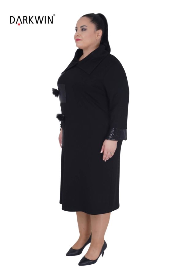 5543 DARKWIN ELBİSE SIYAH - 3
