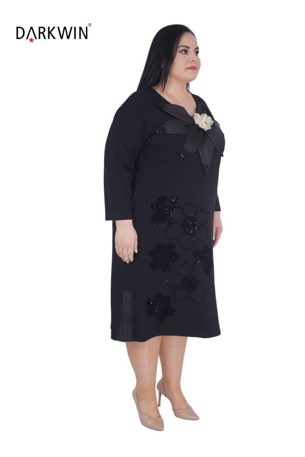 5545 DARKWIN ELBİSE SIYAH - 2