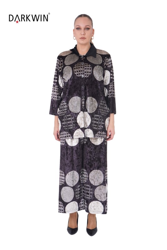 5547 DARKWIN GÖMLEK-PANTOLON SIYAH - 3