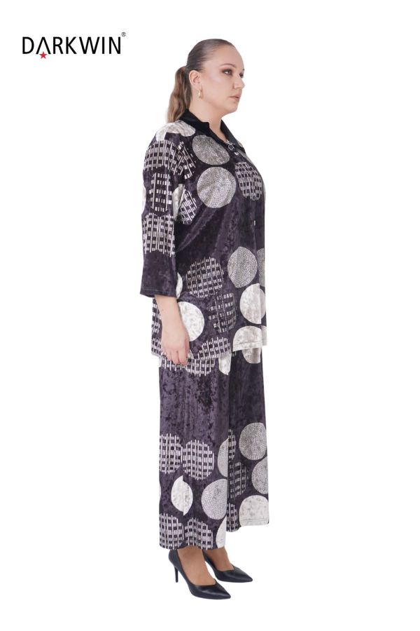 5547 DARKWIN GÖMLEK-PANTOLON SIYAH - 5