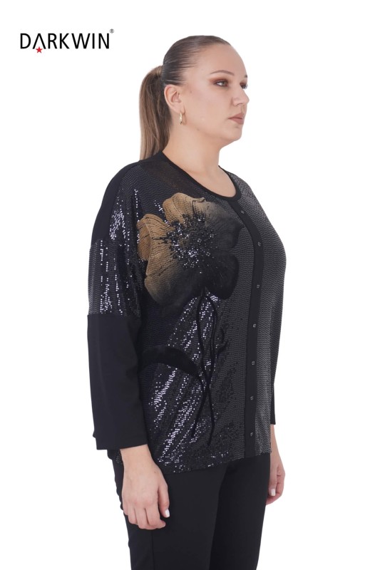 5549 DARKWIN BLUZ SIYAH - Darkwin (1)