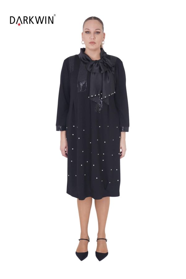 5551 DARKWIN ELBİSE SIYAH - 1