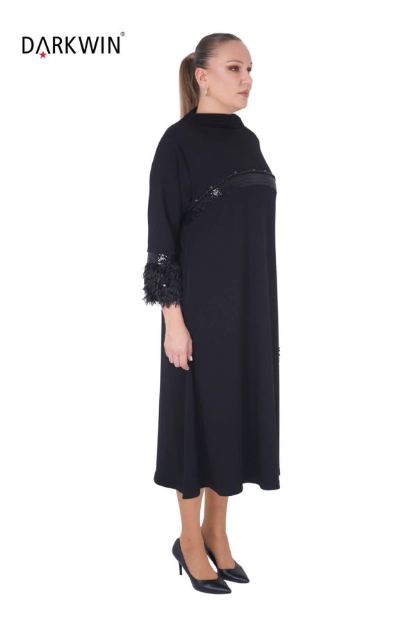 5553 DARKWIN ELBİSE SIYAH - 2