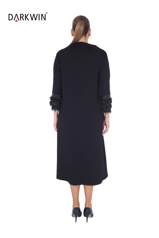 5553 DARKWIN ELBİSE SIYAH - 3