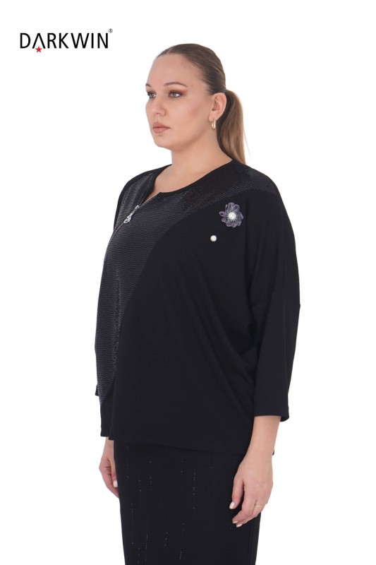 5557 DARKWIN BLUZ SIYAH - Darkwin (1)