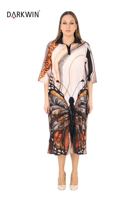 5577 DARKWIN ELBİSE SIYAH - DARKWIN