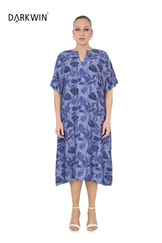 5587 DARKWIN ELBİSE LACIVERT - DARKWIN
