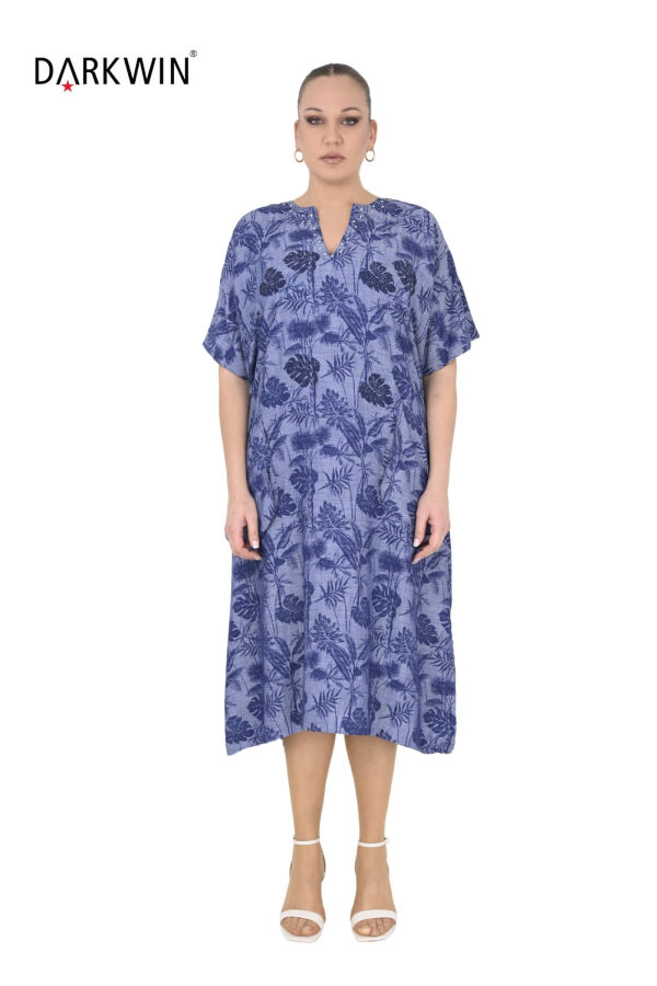 5587 DARKWIN ELBİSE LACIVERT - 1