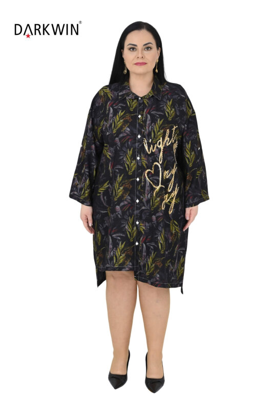 5589 DARKWIN GÖMLEK SIYAH - DARKWIN