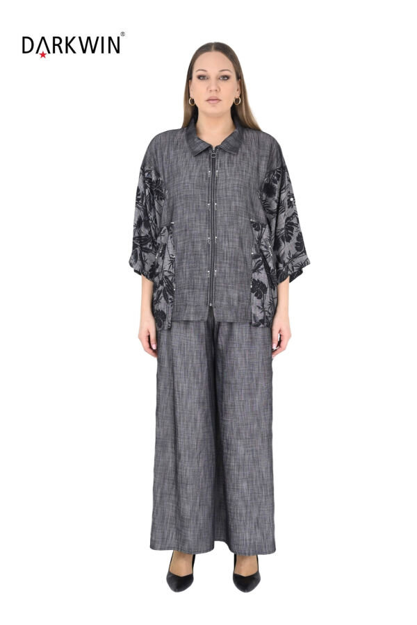 5590 DARKWIN GÖMLEK-PANTOLON SIYAH - 1