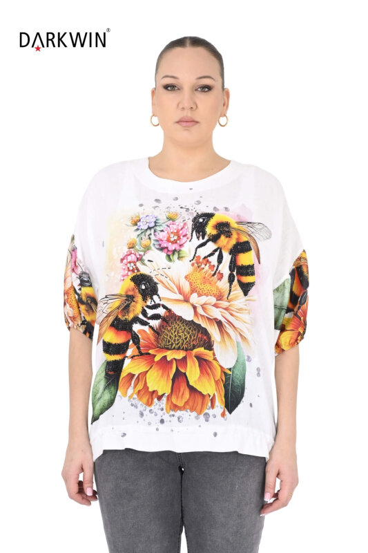 5592 DARKWIN BLUZ EKRU - DARKWIN